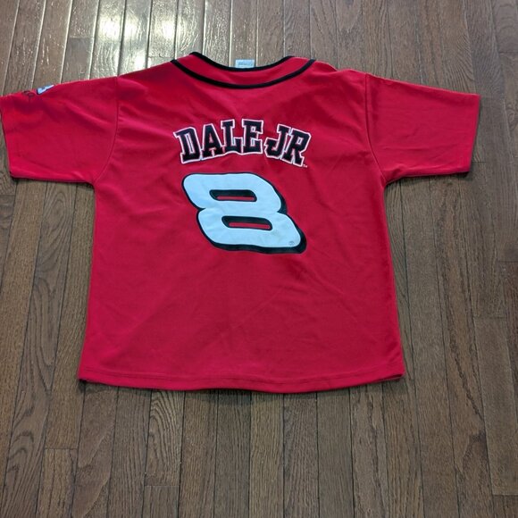 Dale Earnhardt Jr Budweiser Winners Circle Stitched Baseball Jersey - Size L - Picture 1 of 3